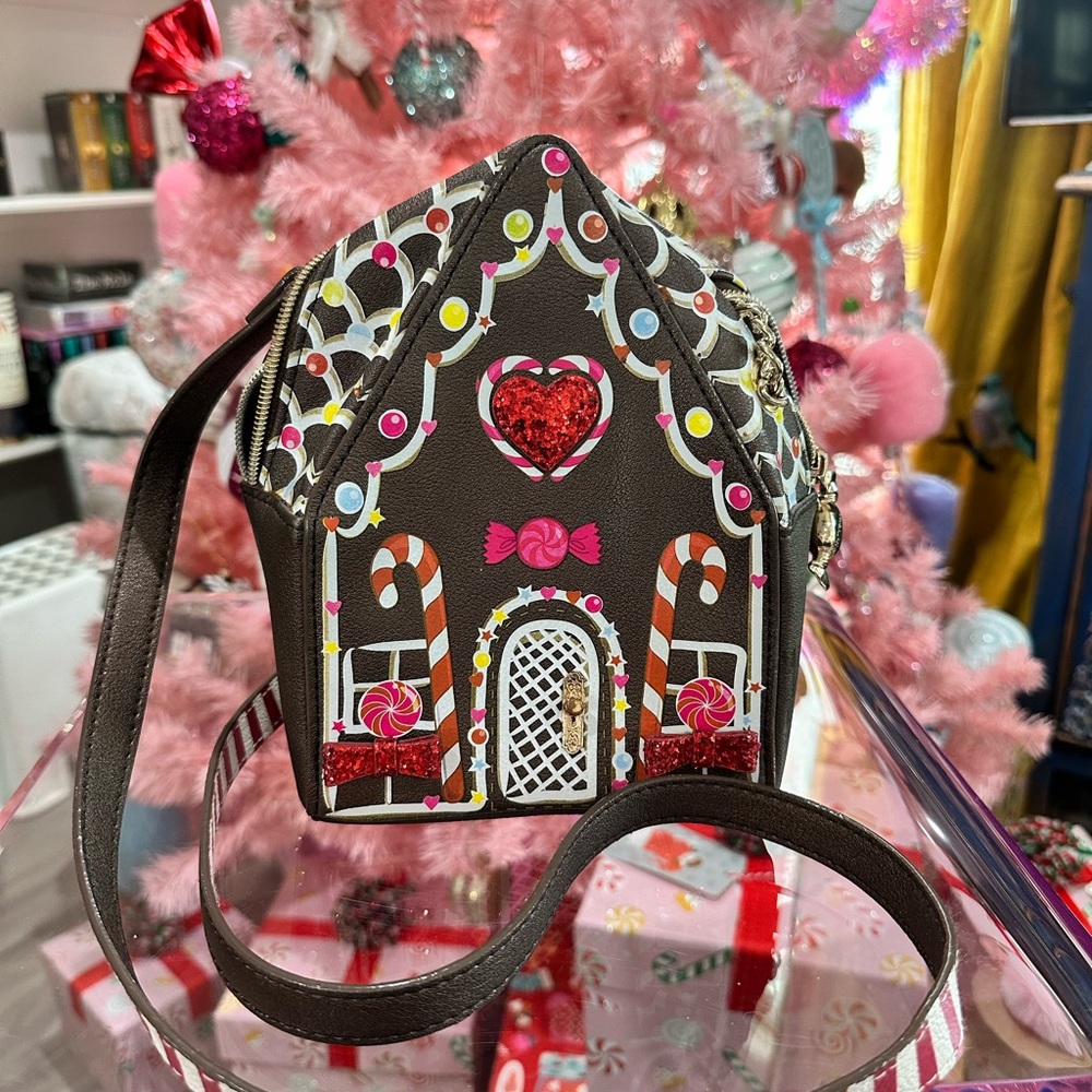 Betsey Johnson Gingerbread House Crossbody